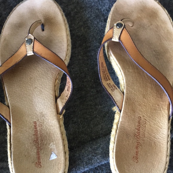 Tommy Bahama flip-flops used in decent condition I still have life left - Picture 5 of 5